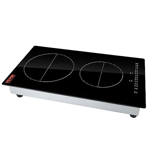 VEVOR 2-Burner Induction Cooktop 3000W 12'' Built-in 220V | Touch Control with 9 Heating Levels & Timer thumbnail 9