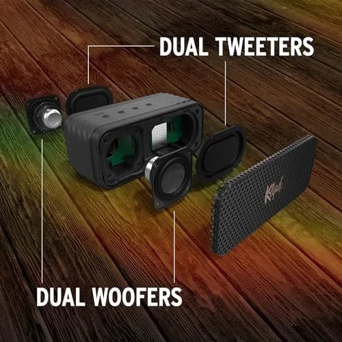 Klipsch Nashville Portable Bluetooth Speaker 17.8cm (7.01") | 24-Hour Playtime, IP67 Waterproof thumbnail 5