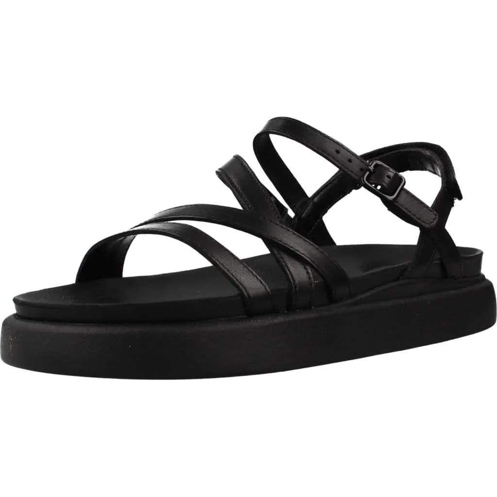 Clarks Women's Slingback Sandal, Black Leather, Size 5 | Classic Comfort & Style