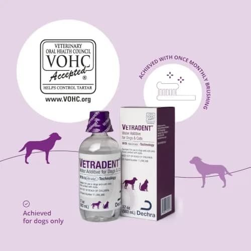 Vetradent Water Additive for Dogs and Cats 493ml (17 oz) | Biotrate Technology for Tartar Control thumbnail 4