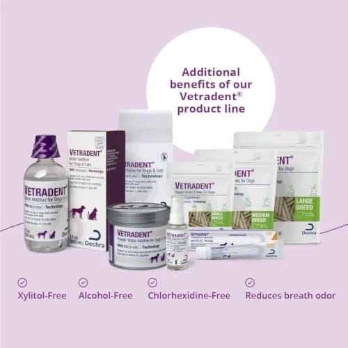 Vetradent Water Additive for Dogs and Cats 493ml (17 oz) | Biotrate Technology for Tartar Control thumbnail 2