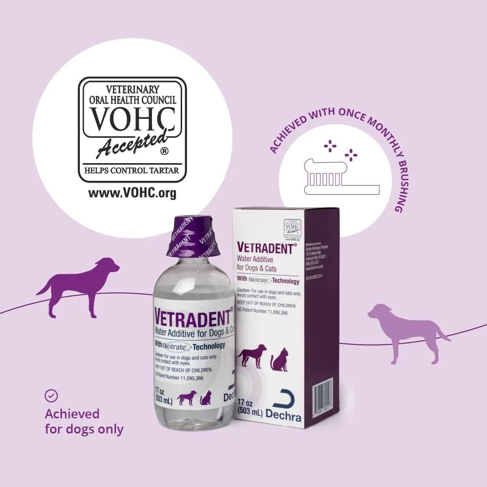 Vetradent Water Additive for Dogs and Cats 493ml (17 oz) | Biotrate Technology for Tartar Control - view 4