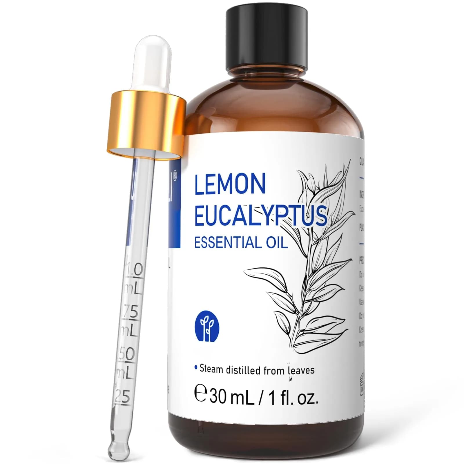 HIQILI Lemon Eucalyptus Oil 10ml (0.33 Fl Oz) | Mosquito Repellent with Natural Fresh Scent - main product image