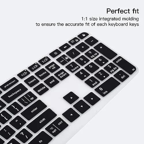 DAMMOMKO Silicone Keyboard Cover for Logitech Ergo K860 Wireless Keyboard | Ultra Thin 0.13mm, Waterproof & Washable thumbnail 3