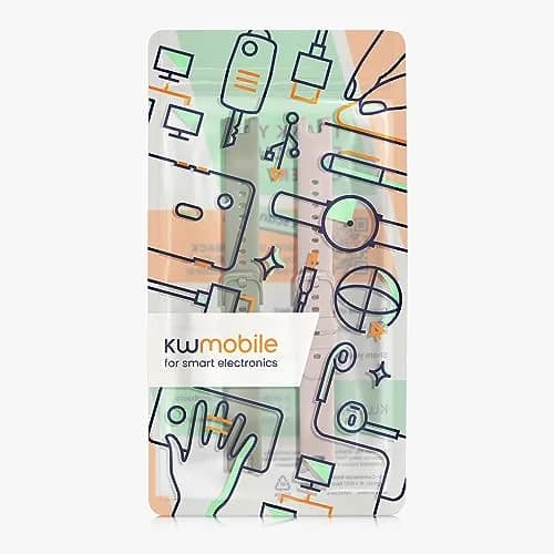 kwmobile Silicone Watch Bands Compatible with Garmin Lily Sport - 2x Pastel Green/Dusty Pink Straps | Adjustable 14-22cm thumbnail 7