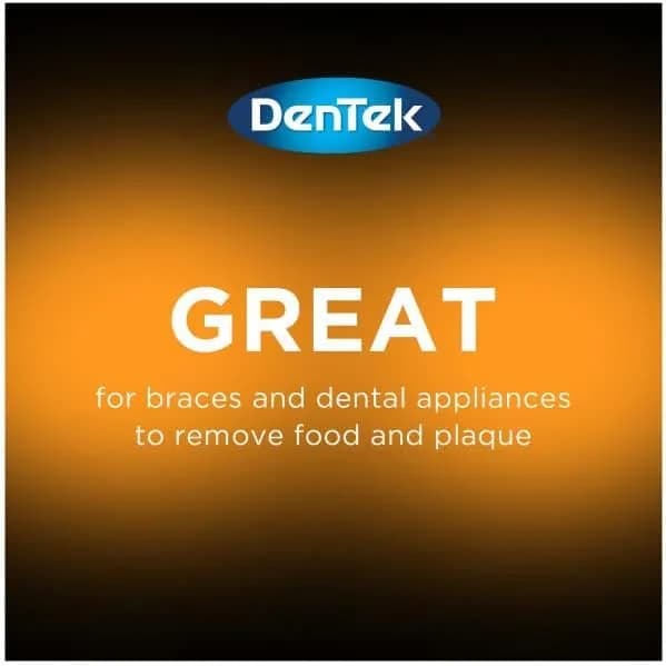 DenTek Complete Clean Variety Pack Floss Picks & Interdental Cleansers 214 Count | Fresh Mint Angles & Slim Brush thumbnail 7