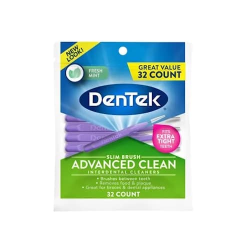 DenTek Complete Clean Variety Pack Floss Picks & Interdental Cleansers 214 Count | Fresh Mint Angles & Slim Brush thumbnail 3