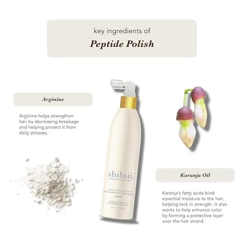 Shibui Peptide Polish Anti Humidity Hair Treatment, 6.5 Fl Oz | Color & Frizz Protection with Vegan Complex thumbnail 3