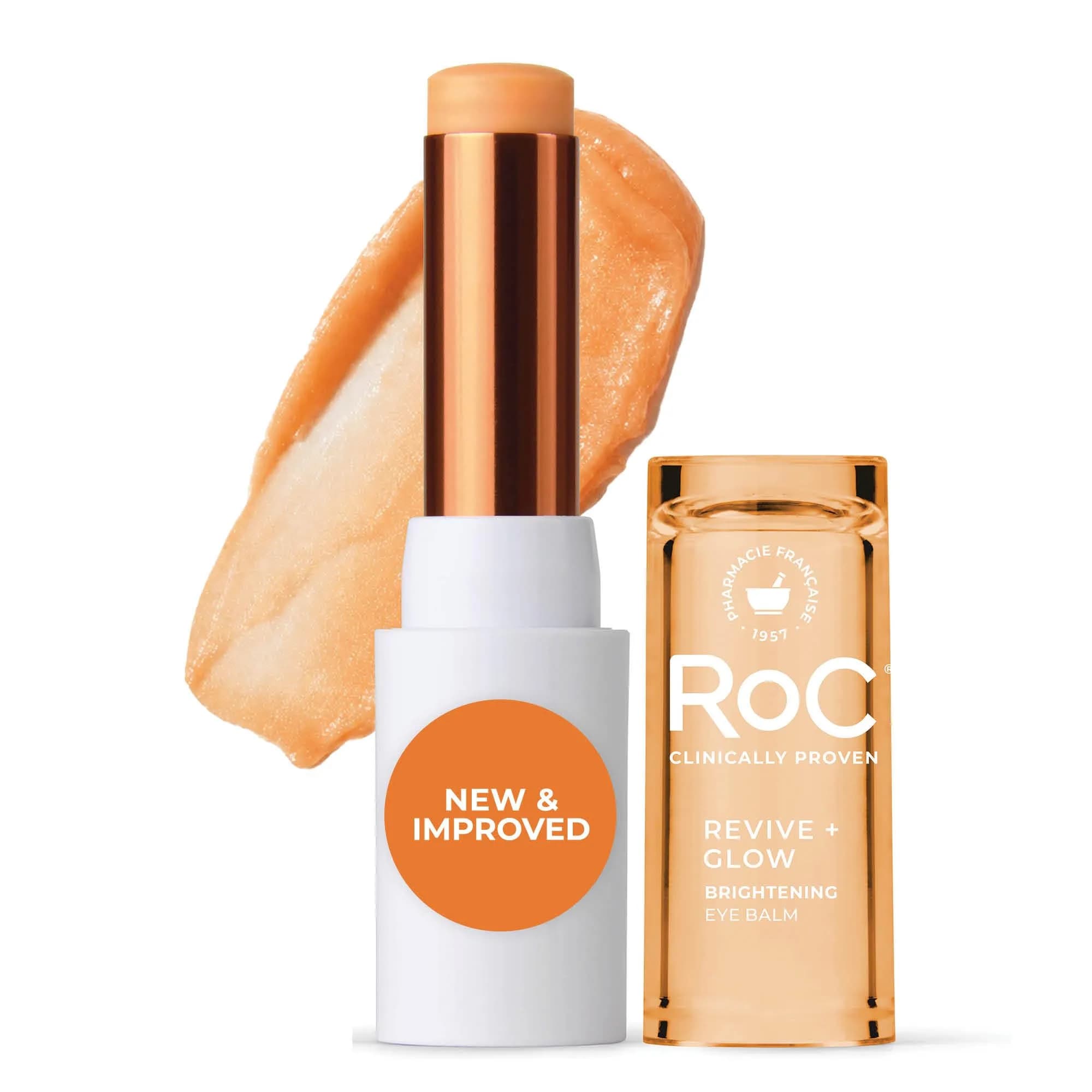 RoC Multi Correxion Revive + Glow Vitamin C Eye Balm Stick 0.14 oz (3.97g) | Clinically Proven for Dark Circles & Puffiness - main product image
