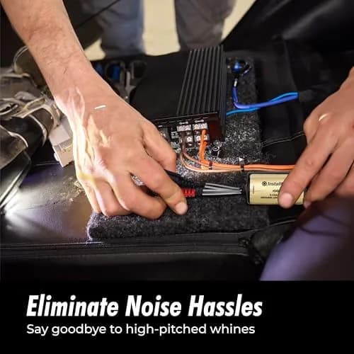 InstallGear 2-Channel Ground Loop Noise Isolator for Car Audio & Home Stereo | Eliminates Alternator Whine & Feedback thumbnail 2