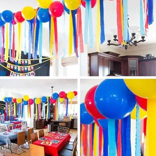 PartyWoo Red Yellow Blue Balloons 100pcs 12 Inch Assorted Colors | Birthday Party Decorations thumbnail 5