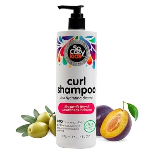 SoCozy Kids Curl Shampoo for Curly Hair, 473ml (16 Fl Oz) | Gentle Hydrating Cleanser thumbnail 1