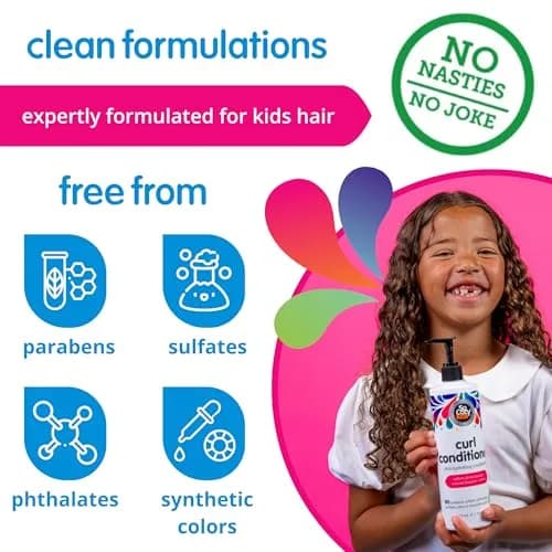SO COZY Kids Conditioner for Curly Hair 16 Fl Oz | Ultra-Hydrating, Detangler & Frizz Control thumbnail 5