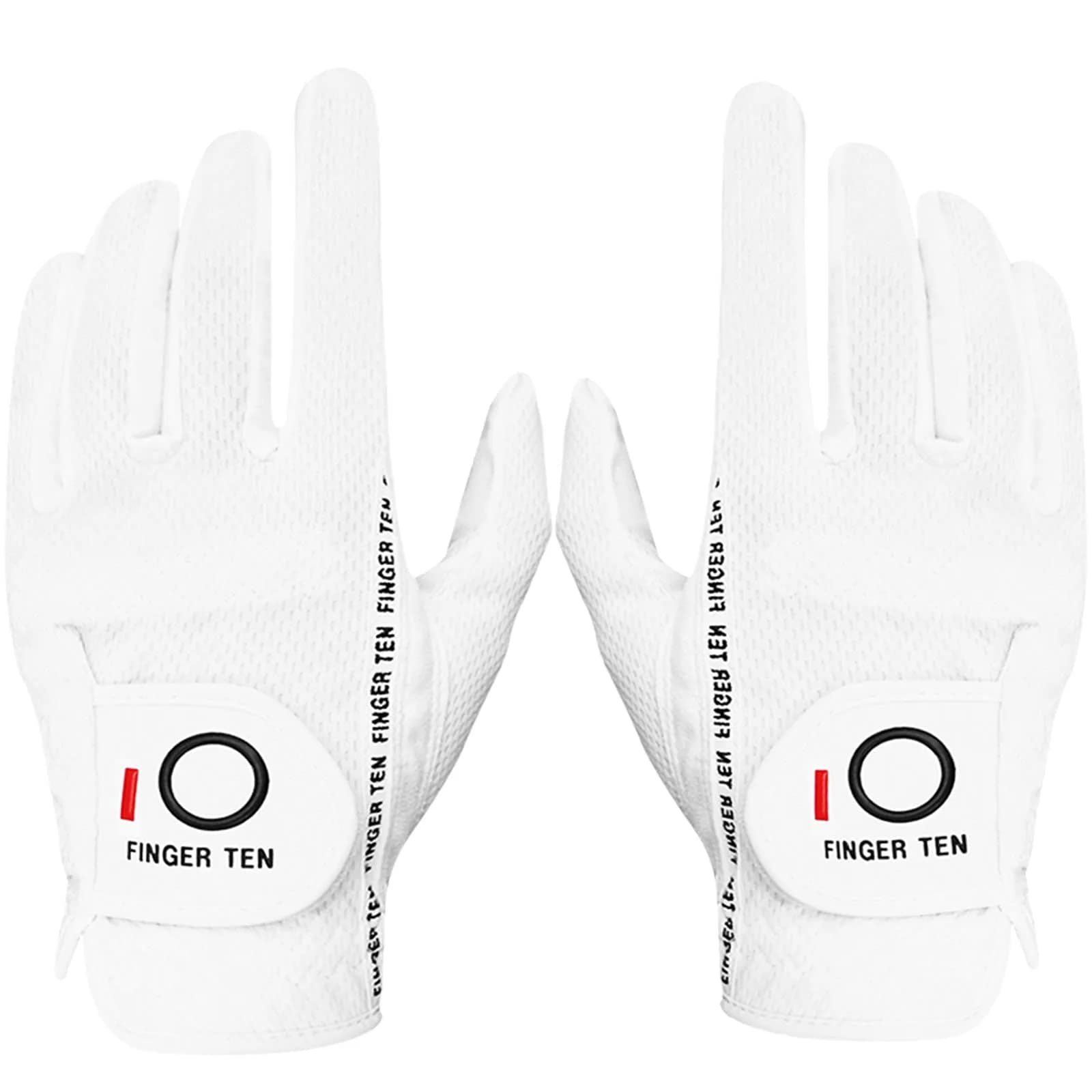 FINGER TEN Rain Grip Golf Gloves Men XX-Large (156 g / 6 oz) | All-Weather Ambidextrous Fit