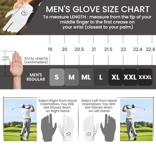 FINGER TEN Rain Grip Golf Gloves Men XX-Large (156 g / 6 oz) | All-Weather Ambidextrous Fit thumbnail 6
