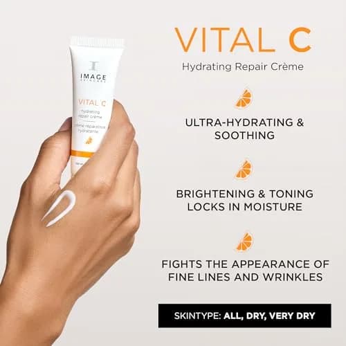 IMAGE Skincare VITAL C Hydrating Repair Crème Face Night Cream with Hyaluronic Acid 29.57ml (1oz) thumbnail 2
