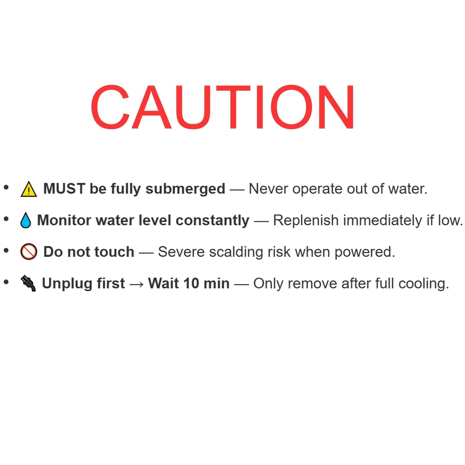AQUANEAT 25W Betta Fish Tank Heater | Preset 78°F Mini Submersible Aquarium Heater with Thermometer - view 3