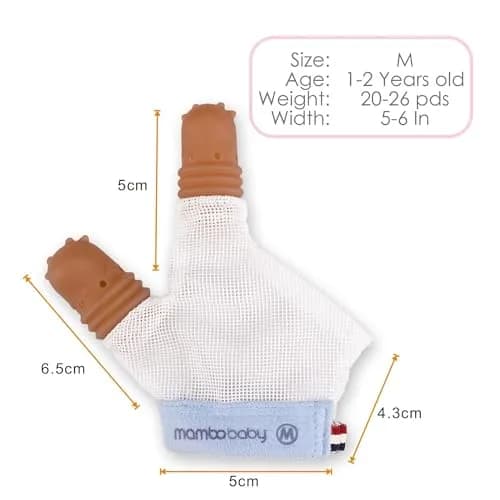 Elfzone Thumb Sucking Guard for Kids 1-2 Years | Breathable Mesh & Silicone (70-120c) thumbnail 6