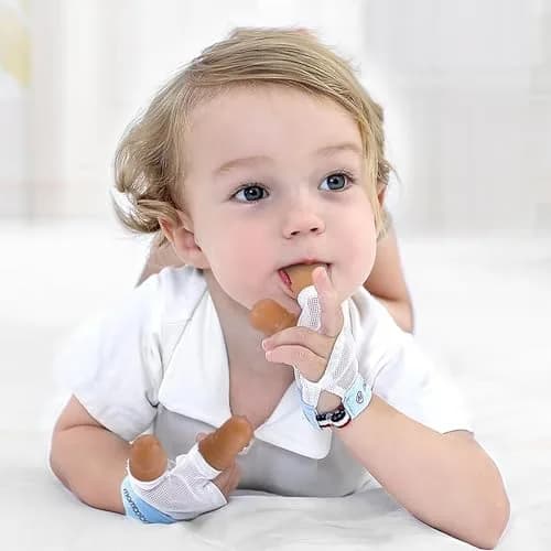 Elfzone Thumb Sucking Guard for Kids 1-2 Years | Breathable Mesh & Silicone (70-120c) thumbnail 7