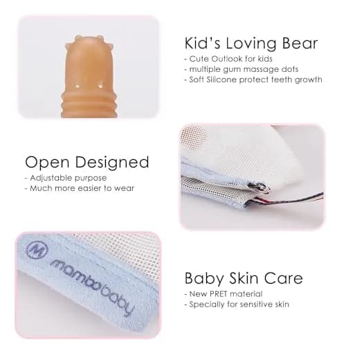 Elfzone Thumb Sucking Guard for Kids 1-2 Years | Breathable Mesh & Silicone (70-120c) thumbnail 3