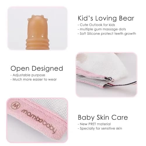 Elfzone Thumb Sucking Guard for Kids 1-2 Years | Breathable Silicone & Adjustable Fit thumbnail 4