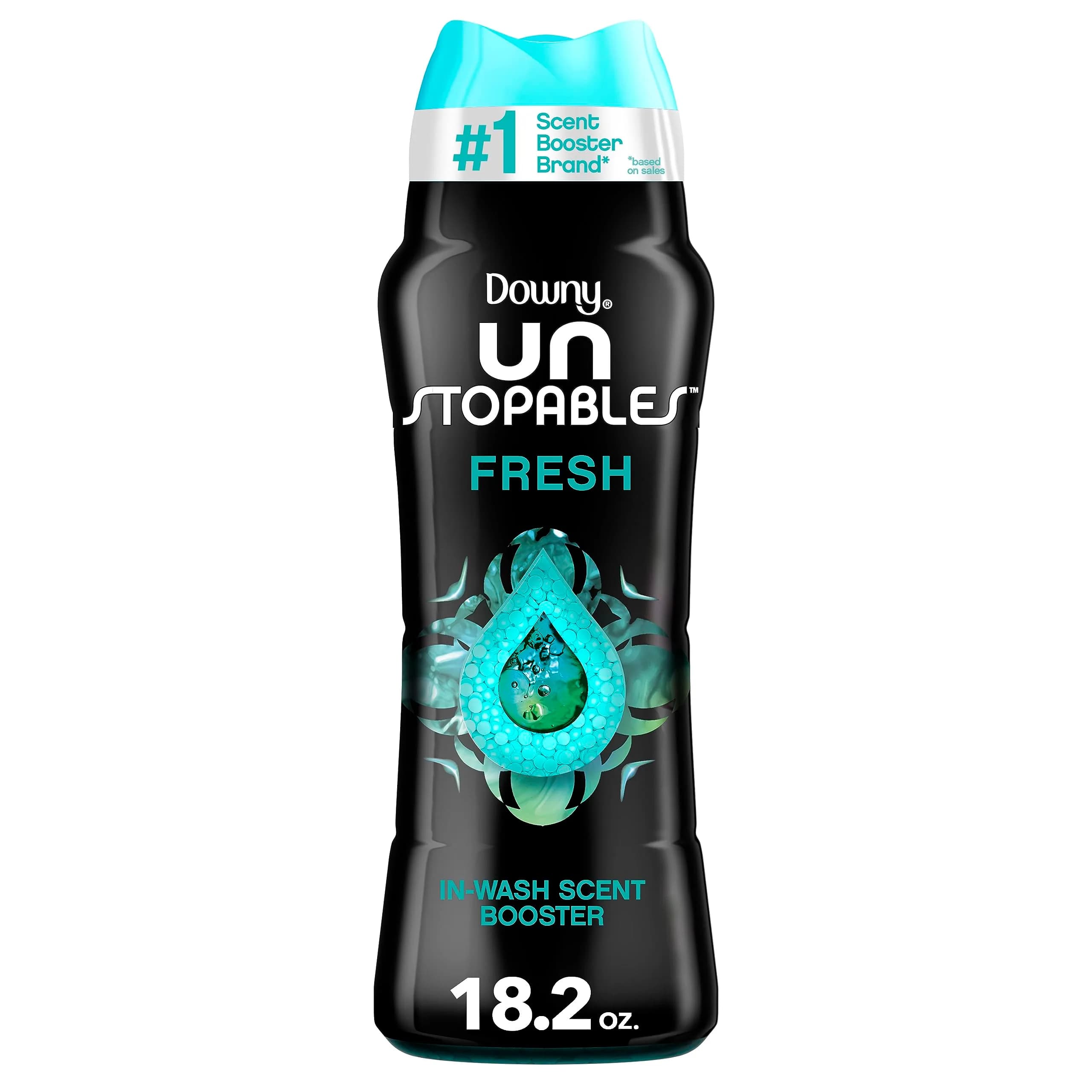 Downy Unstopables In-Wash Scent Booster Beads Fresh Scent, 18.2 oz (516 g) | Long-Lasting Fabric Freshness - main product image