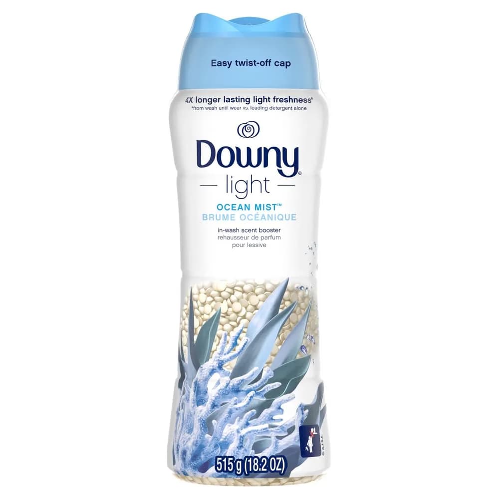 Downy Light Laundry Scent Booster Beads Ocean Mist Scent 18.2 OZ | Gentle Freshness for Indian Homes - main product image