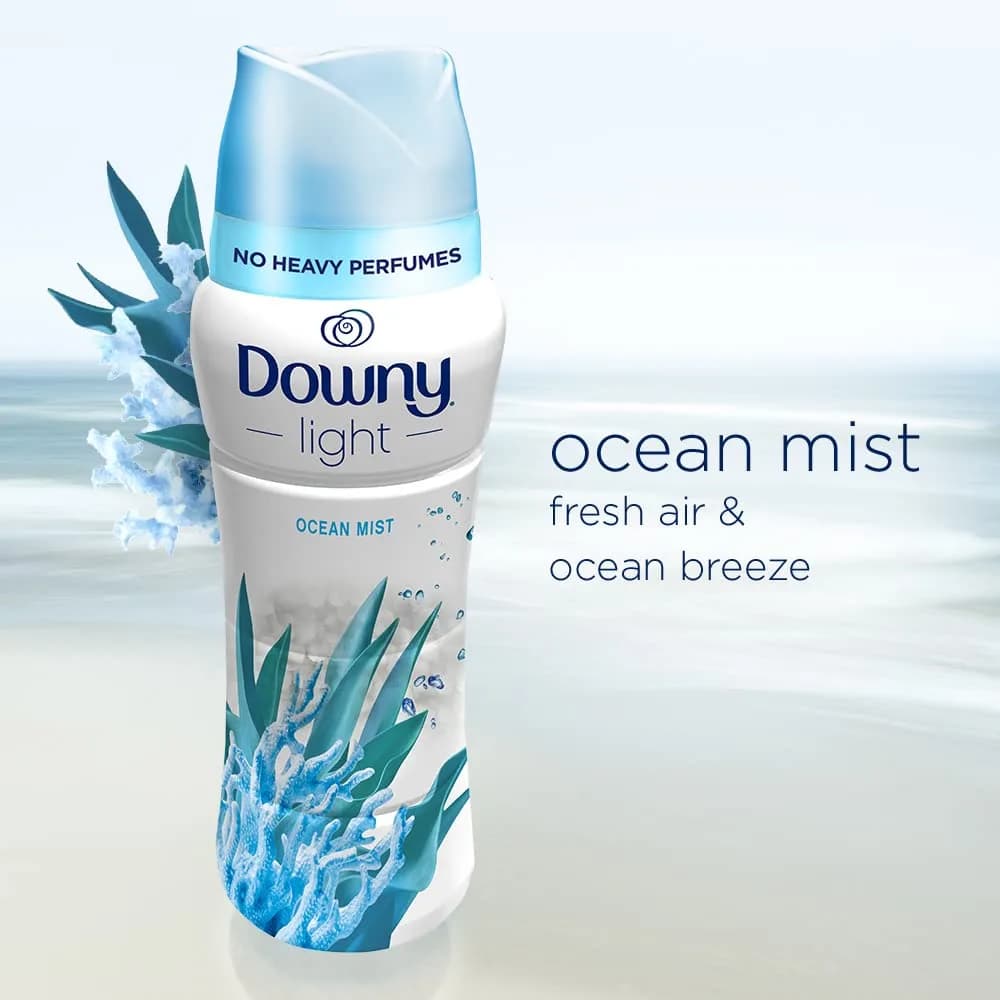 Downy Light Laundry Scent Booster Beads Ocean Mist Scent 18.2 OZ | Gentle Freshness for Indian Homes - view 4