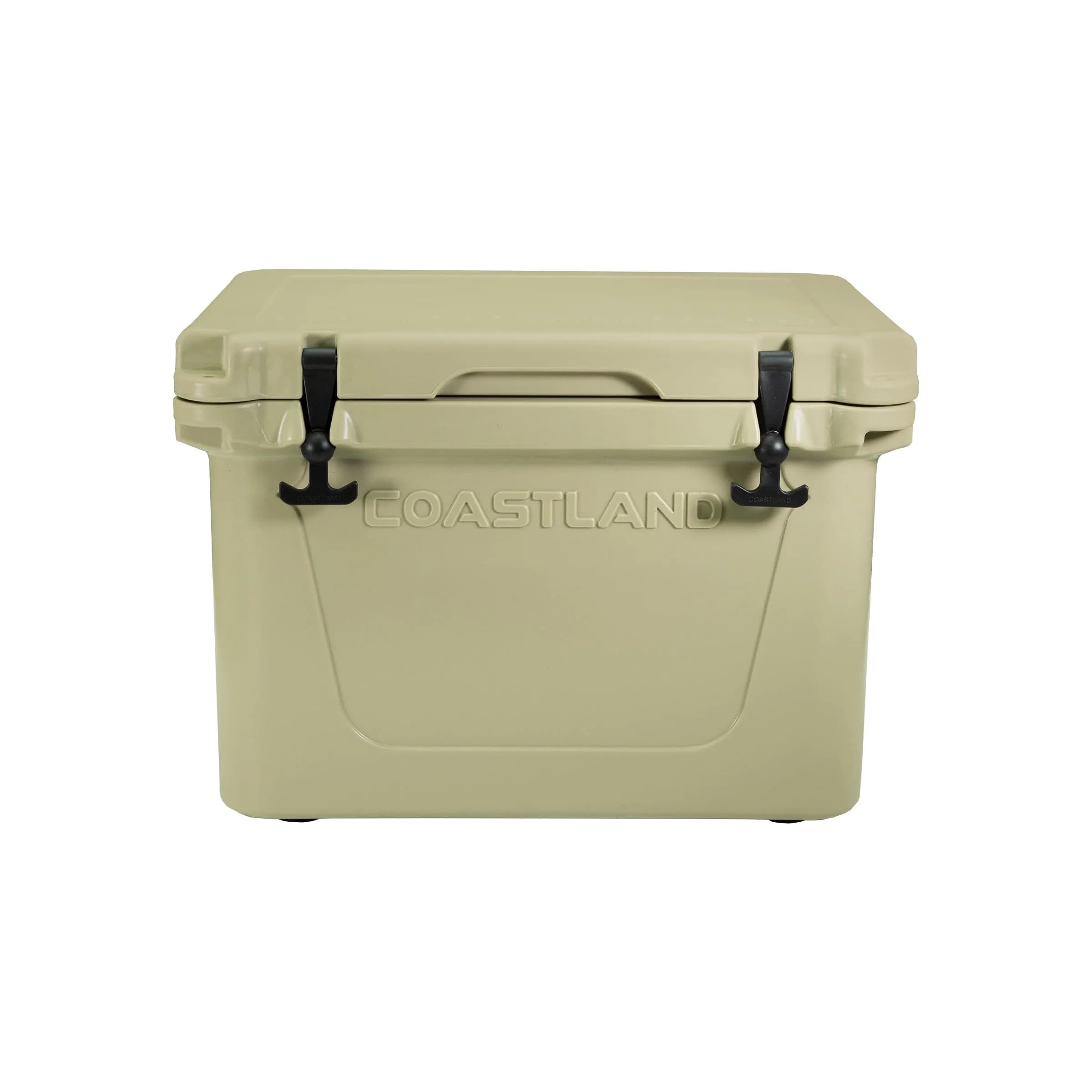 COASTLAND Delta Series 45 QT Rotomolded Cooler | 6-8 Day Ice Retention, Heavy-Duty Insulation — Tan