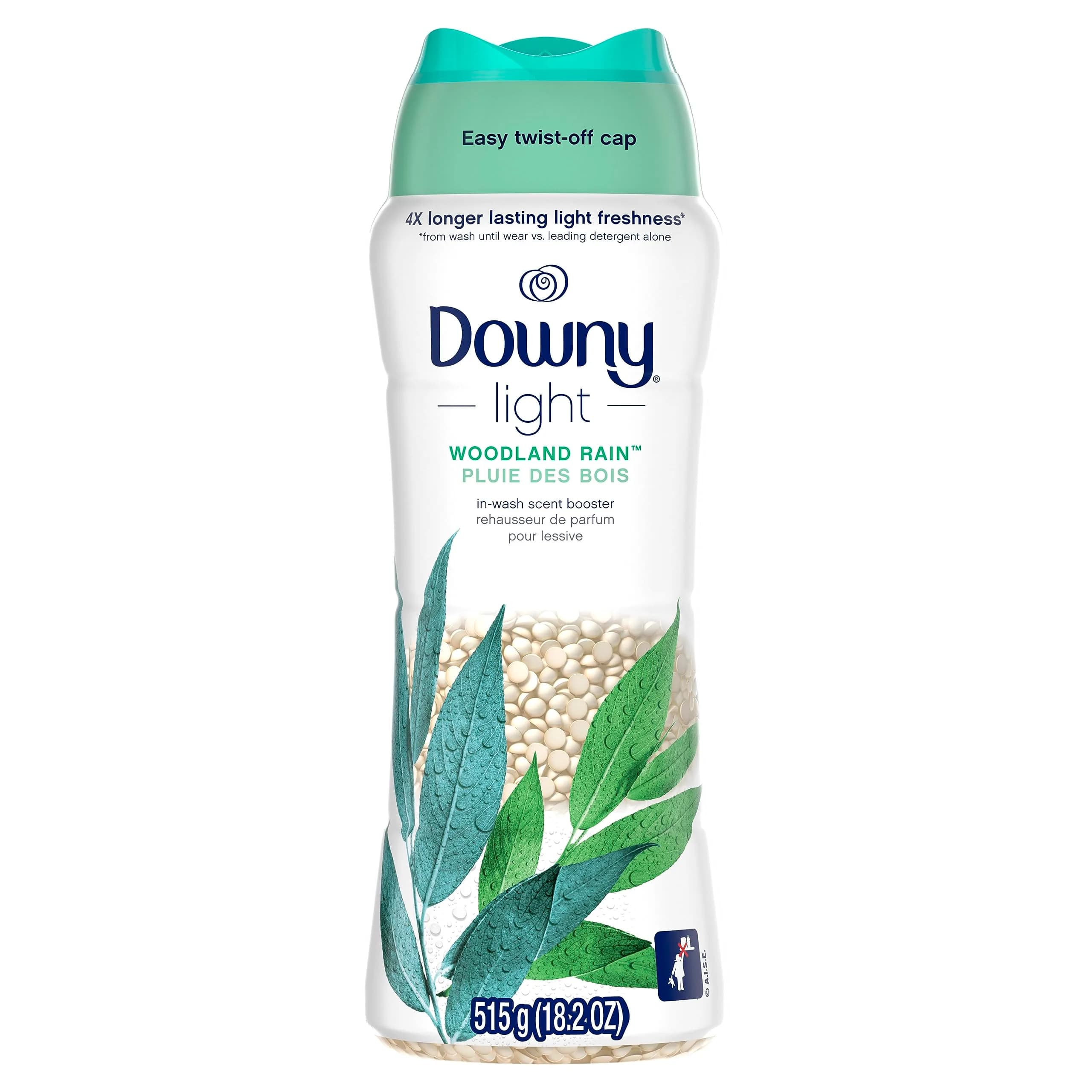Downy Light Laundry Scent Booster Beads Woodland Rain, 18.2 oz (516 g) | Long-Lasting Freshness Without Heavy Perfumes - view 8