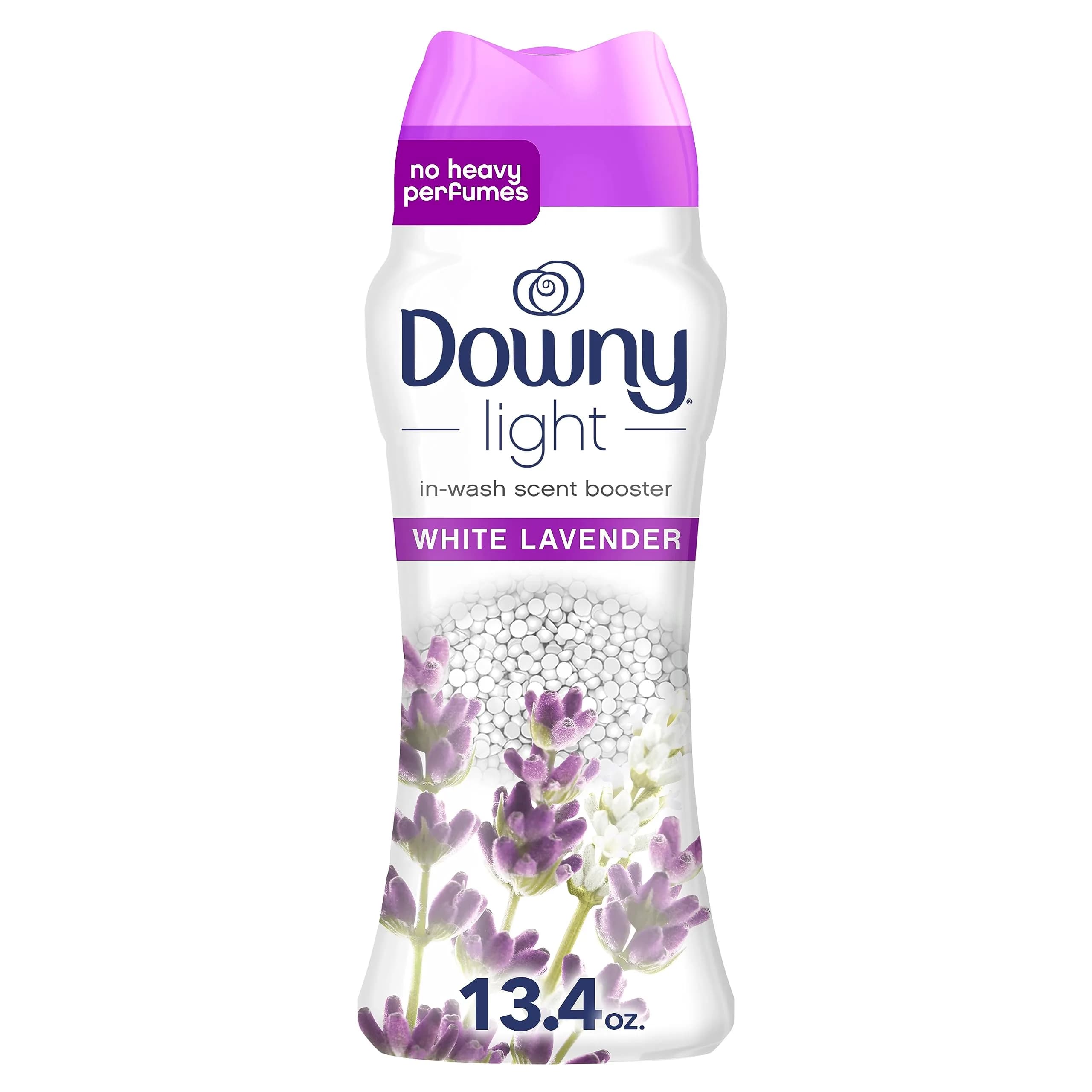 Downy Light Laundry Scent Booster Beads White Lavender 380g (13.4 OZ) | Long-Lasting Freshness Without Heavy Perfumes - main product image