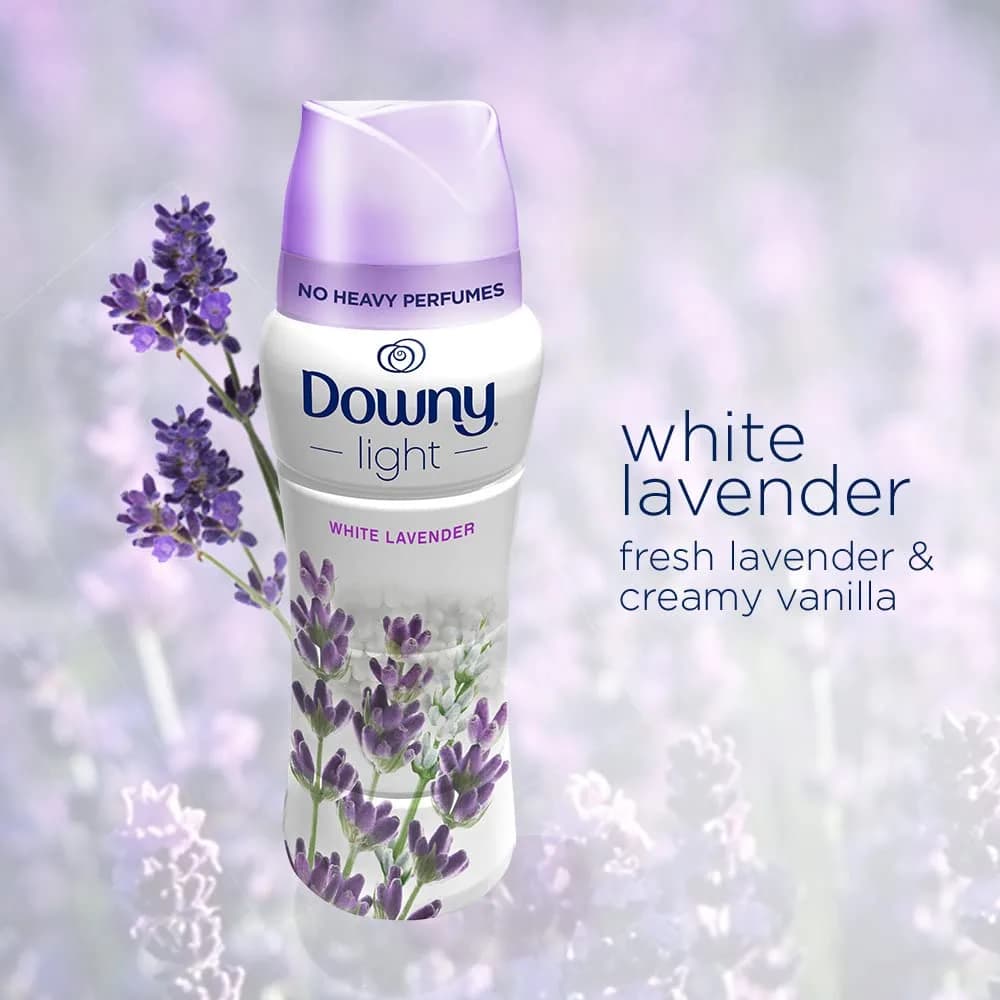 Downy Light Laundry Scent Booster Beads White Lavender 380g (13.4 OZ) | Long-Lasting Freshness Without Heavy Perfumes - view 6