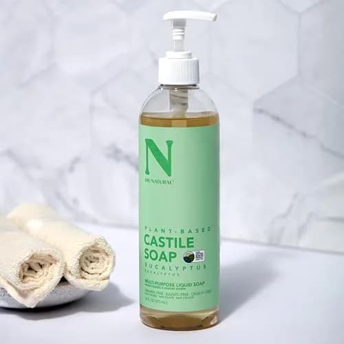 Dr. Natural Castile Liquid Soap - Multi-Use Body Wash, Shampoo & Face Wash | Hydrating, Plant-Based (70-120 chars) thumbnail 2