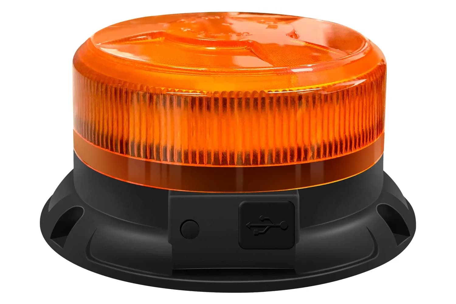 AnTom Magnetic Wireless Amber Warning Beacon Light for Trucks | 360° Visibility, 9 Flash Patterns, IP66 Waterproof (70-120c) - main product image