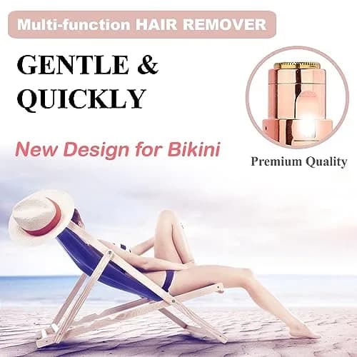 LAIKME Facial Hair Remover for Women - Lady Face Epilator - USB Rechargeable, Gentle & Precise (110-120 chars) thumbnail 3