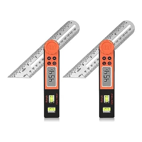 Rainyb Digital Angle Finder & T Bevel Gauge 0-360° | Protractor with LCD & Bubble Level thumbnail 1