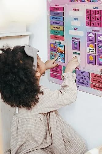 Inkdotpot My First Calendar Board 36.8 cm (14.5 x 11.5 inches) | Fun Learning Educational Board for Kids thumbnail 4
