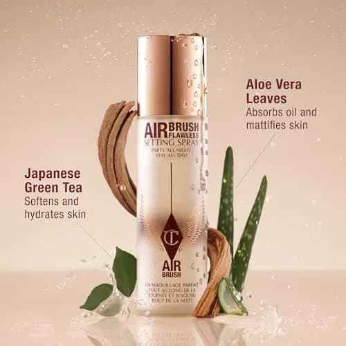 Charlotte Tilbury Airbrush Flawless Setting Spray 200ml | Hydrating & Waterproof, All-Day Makeup Lock thumbnail 7