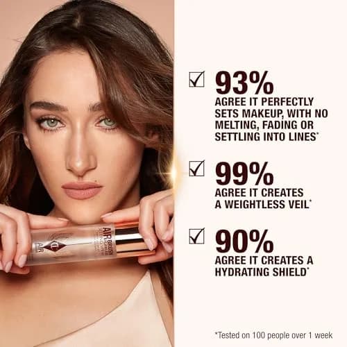 Charlotte Tilbury Airbrush Flawless Setting Spray 200ml | Hydrating & Waterproof, All-Day Makeup Lock thumbnail 3