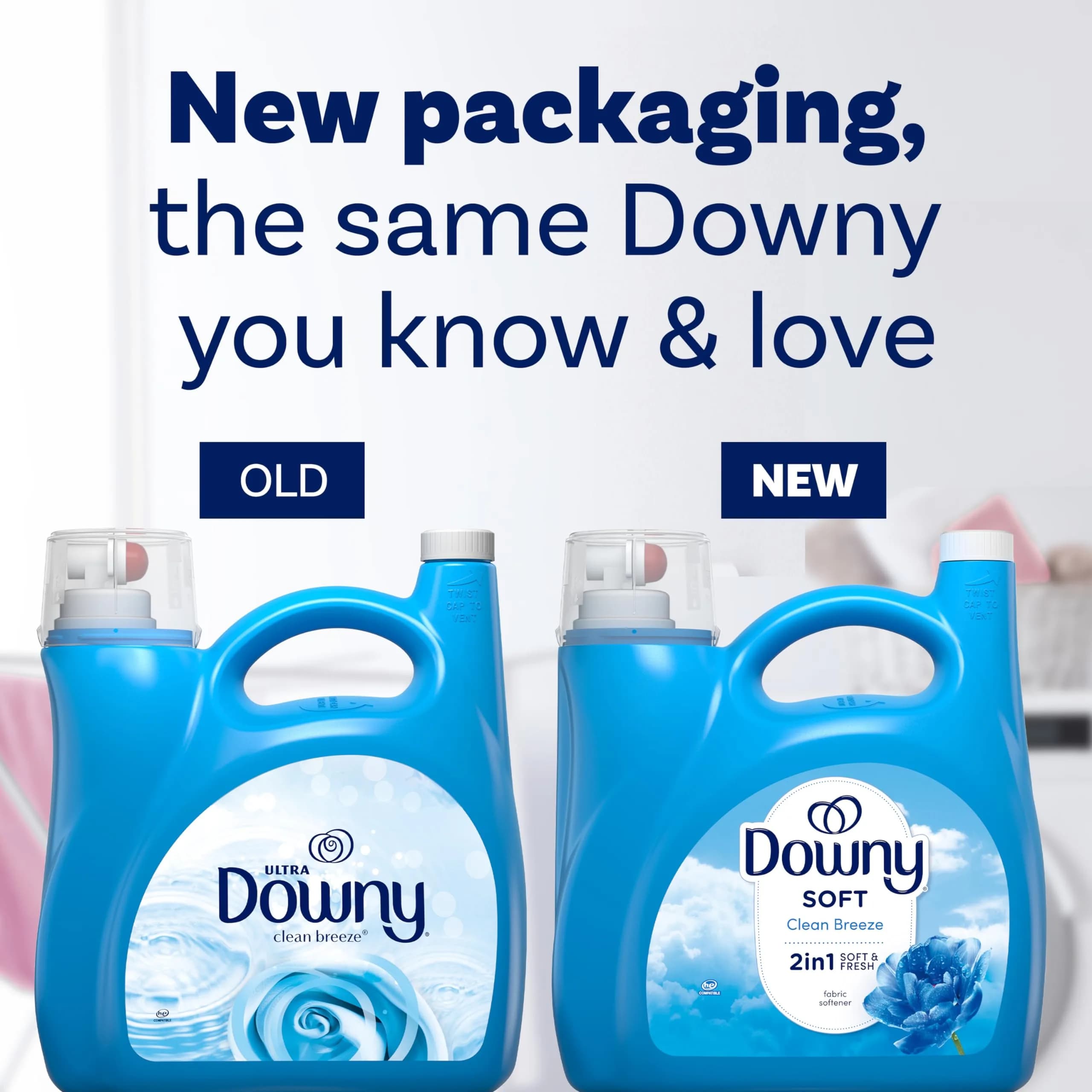 Downy Clean Breeze Fabric Softener Liquid Conditioner, 156 g (5.5 oz) | Concentrated Formula for 190 Loads - view 8