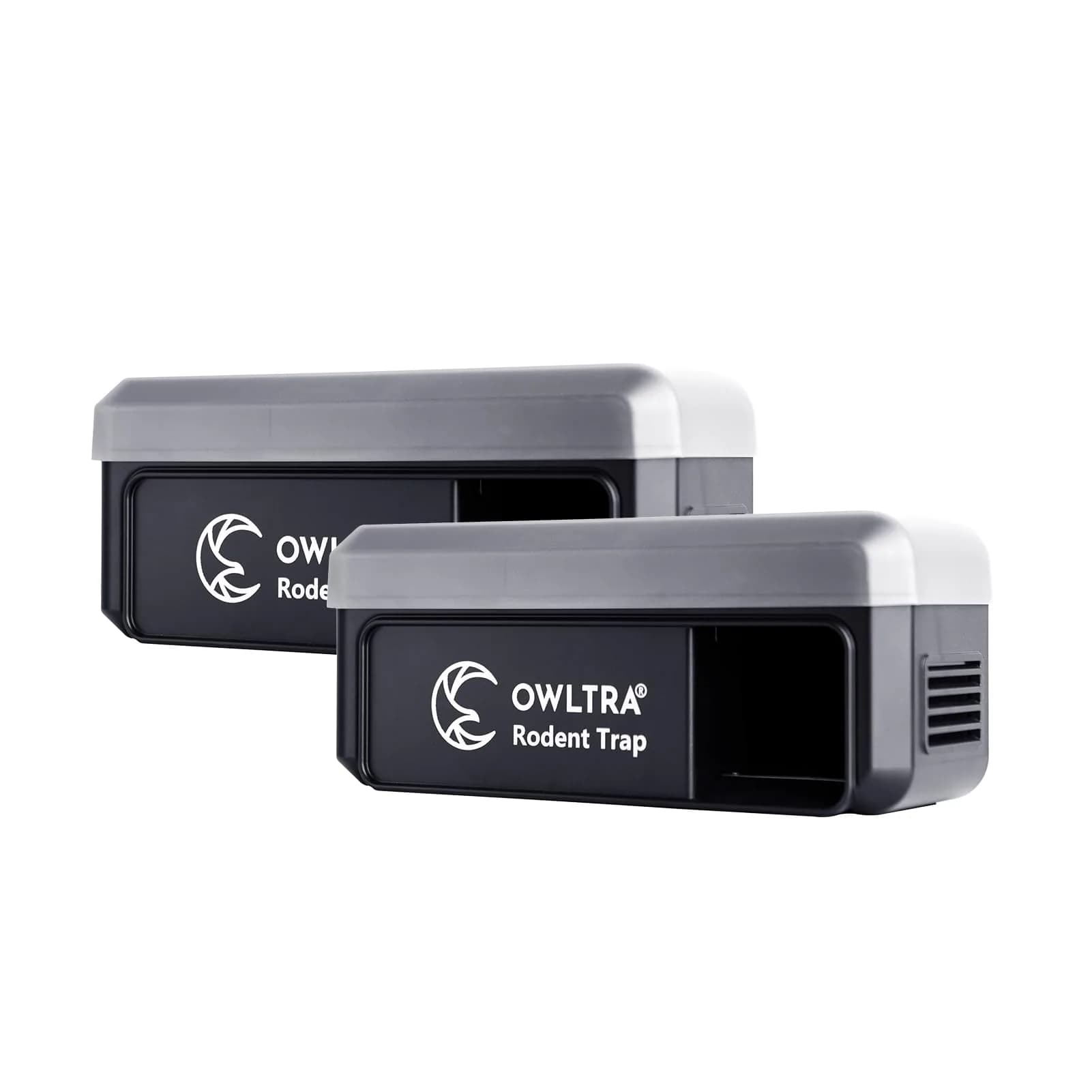 OWLTRA 2 Pack OW-7 Electric Rodent Trap - Black, for Indoor/Outdoor Use - main product image