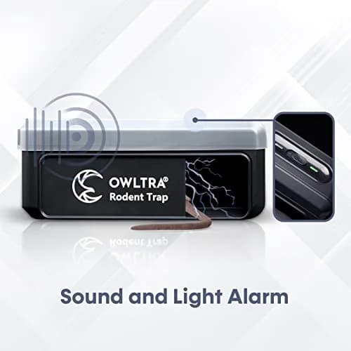 OWLTRA 2 Pack OW-7 In-/Outdoor Electric Rodent Trap Waterproof Grade IPX4 | Humane Mouse & Rat Control thumbnail 4