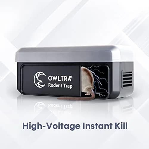 OWLTRA 2 Pack OW-7 In-/Outdoor Electric Rodent Trap Waterproof Grade IPX4 | Humane Mouse & Rat Control thumbnail 5