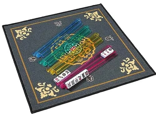 Mose Cafolo Multicolor Clear Acrylic American Mahjong Racks Pushers 47.5cm (18.7 Inch) | Integrated Design for Seamless Play thumbnail 4