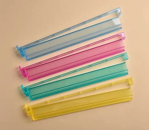 Mose Cafolo Multicolor Clear Acrylic American Mahjong Racks Pushers 47.5cm (18.7 Inch) | Integrated Design for Seamless Play thumbnail 1