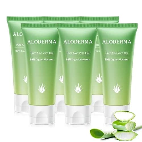 Aloderma Organic Aloe Vera Gel 270ml (9.14 Fl Oz) | Hydrating & Soothing Gel for After Sun Care thumbnail 1