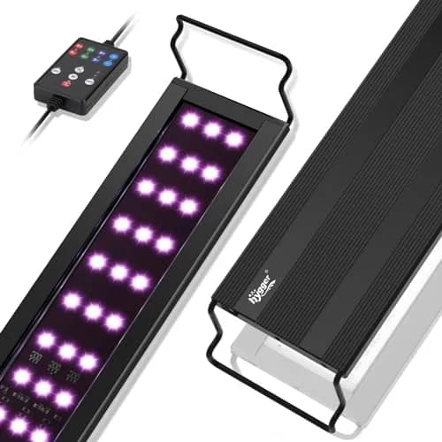 hygger LED Aquarium Light, 36W Full Spectrum Fish Tank Light with Multi-Color Timer Adjustable Brightness for 36~41IN Tank thumbnail 1