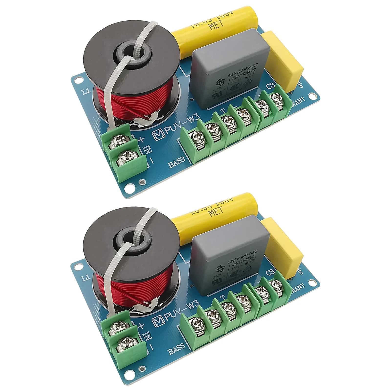 HiQltyla 3 Way Speaker Crossover 200W Passive for HiFi Home Audio 4-8 Ohm | PUV-W3 Model thumbnail 1
