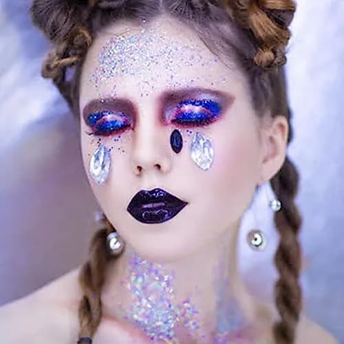 MEICOLY Light Purple Holographic Mermaid Face Glitter Gel | 25.5 g (0.9 oz) thumbnail 8