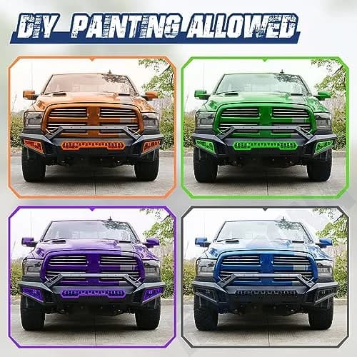 Hawkley Ram 1500 Front Bumper 2013-2023 | Heavy Duty Steel Replacement thumbnail 5